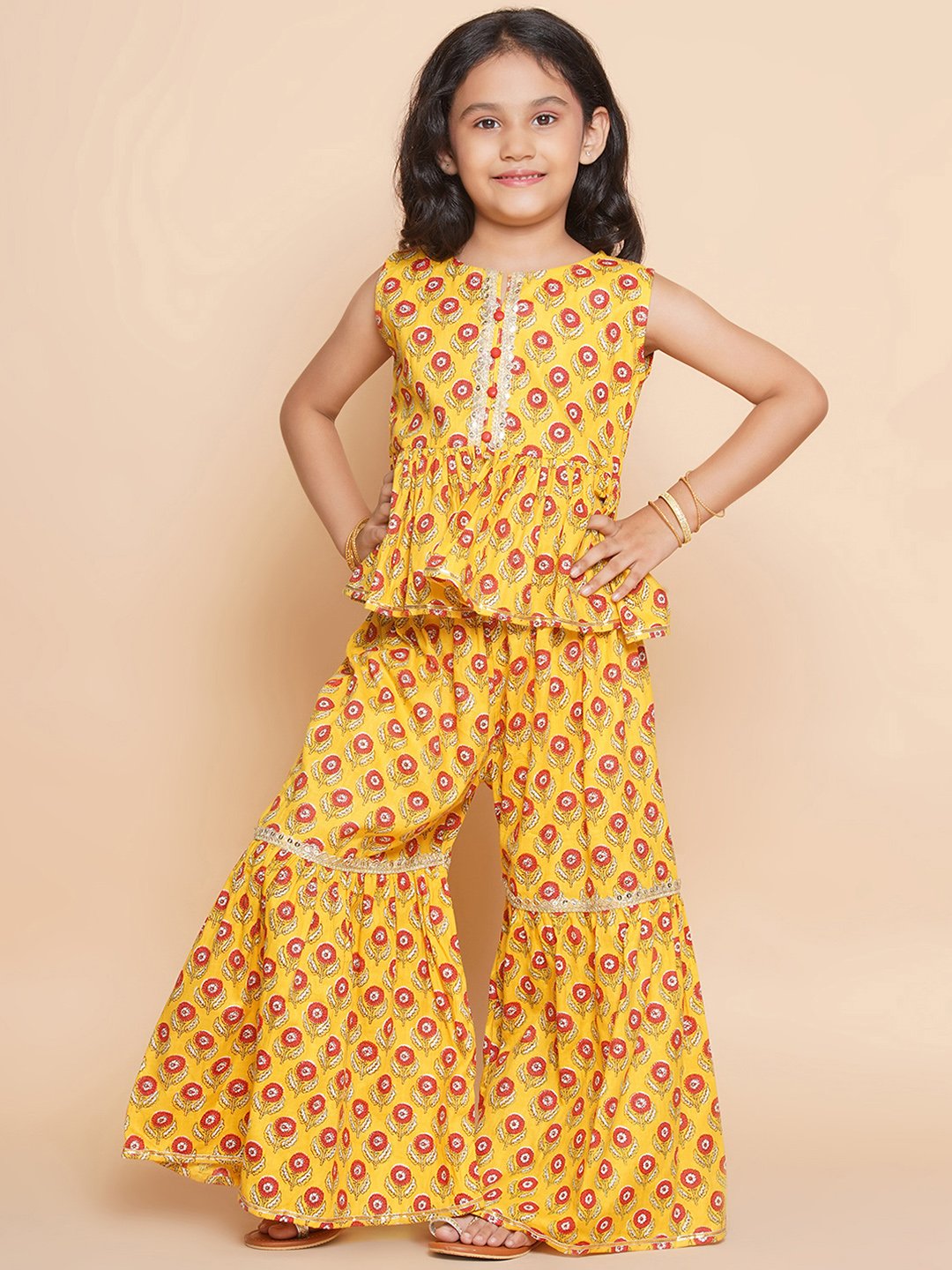 Modish couture Printed Kurta & Sharara - Image 8